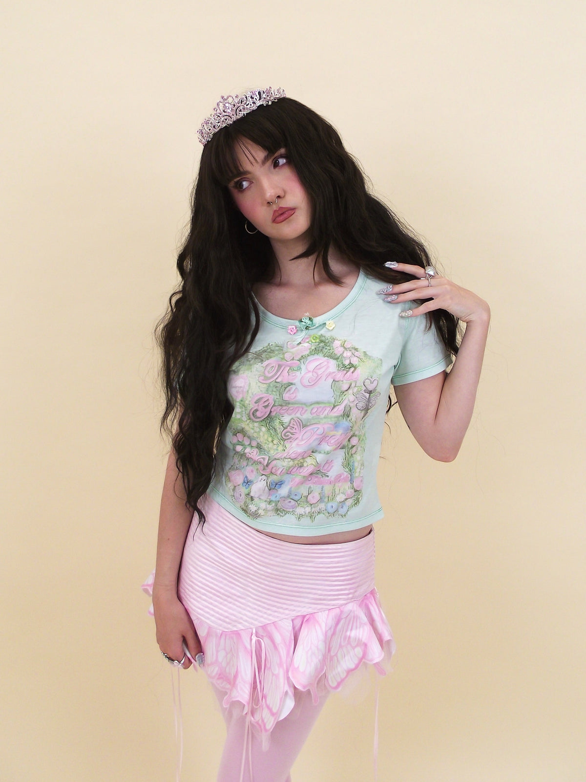 Green Luminara Tee